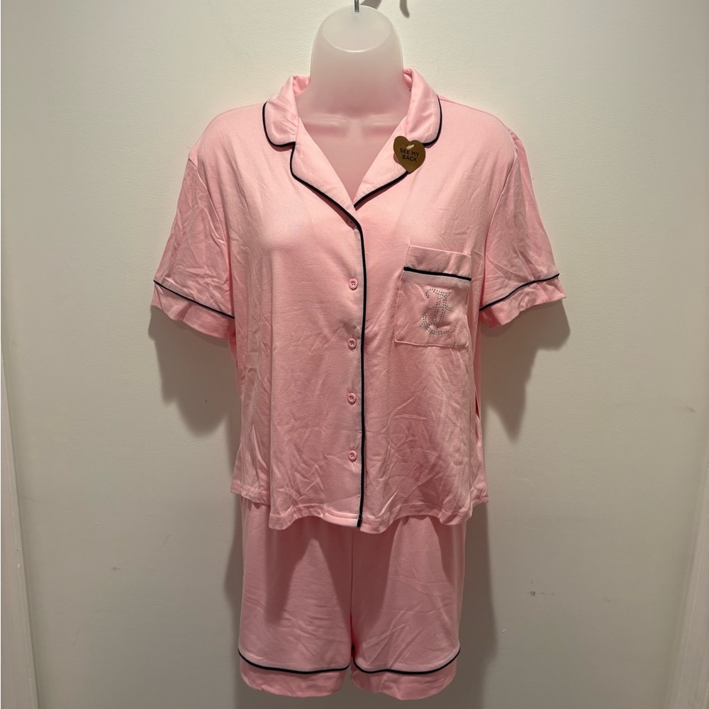 Juicy Couture Pink Pajama Set - Size Medium
